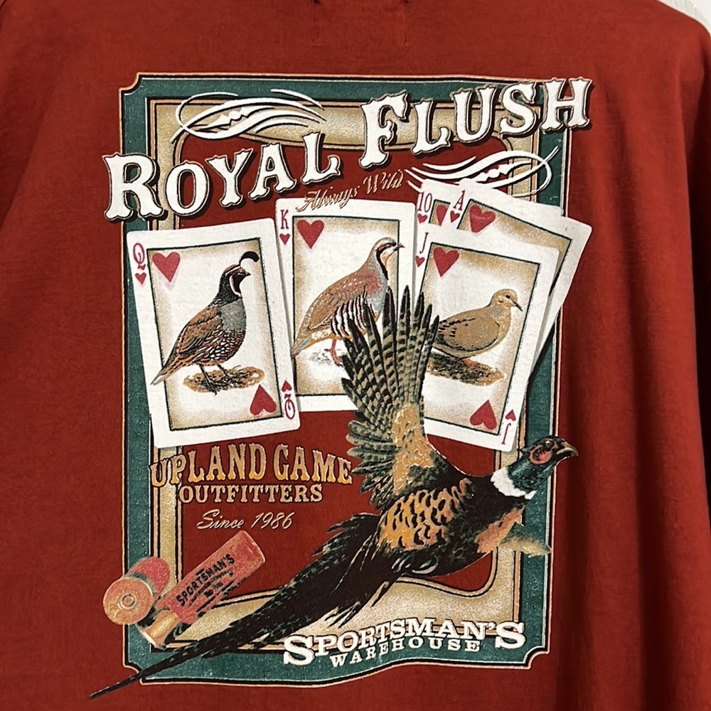 Big Rock Clothing Company Sportsman’s Warehouse “Royal Flush” Men’s TShirt - Picture 4 of 5